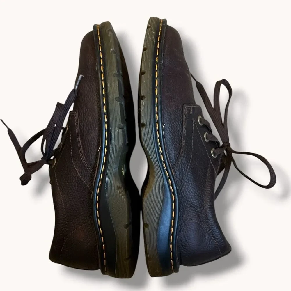 Dr. Martens Ordel Pebbled Leather Oxford Brown Men’s 9